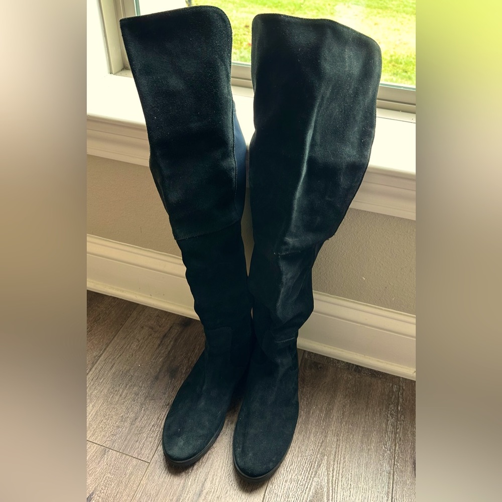 Andre Assous Milan/ Shoes/Over the Knee Tall Leather Suede Boots /